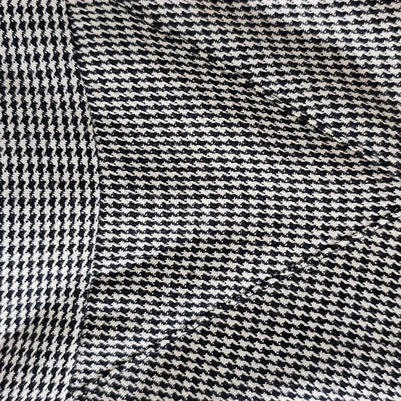 Black Houndstooth Wide-Leg Pants. Academia Dark Black and White Wide Leg Size 12 - Picture 4 of 11